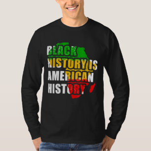 Camiseta História Negra É História Negra Americana