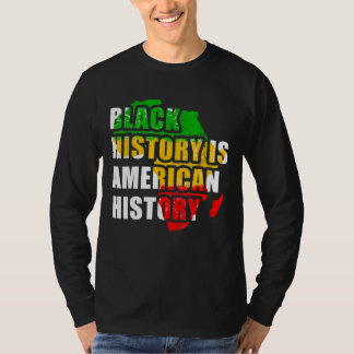 Camiseta História Negra É História Negra Americana