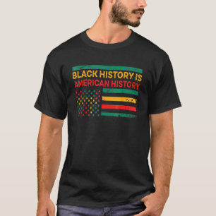 Camiseta História Negra É História Negra Americana