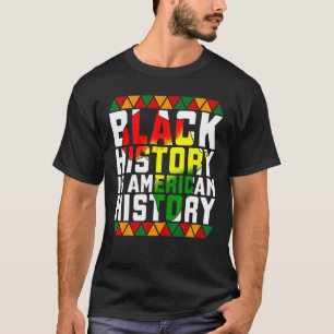 Camiseta História Negra É História Negra Americana