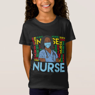 Camiseta História Negra Enfermeira Orgulho Africano-America