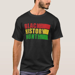 Camiseta História Negra Engraçada Mês Orgulho Negra Orgulho