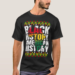 Camiseta História Negra Herança Mês Cultura Americana Afric