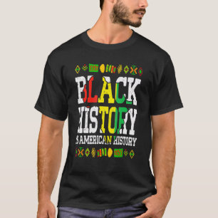 Camiseta História Negra História Americana África Roots Mel