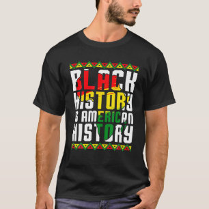 Camiseta História Negra História Americana Orgulho Africa