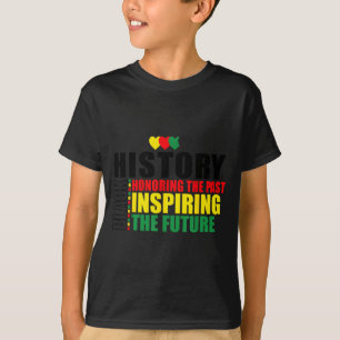 Camiseta História Negra Honrando o Passado Inspirando Futur