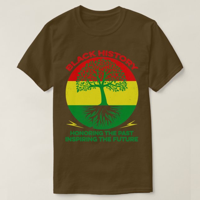Camiseta História Negra Honrando O Passado Inspirando O Fut (Frente do Design)