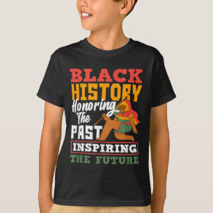 Camiseta História Negra Honrando o Passado Inspirando o Fut