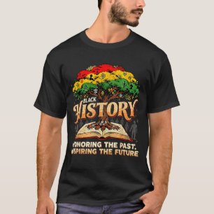 Camiseta História Negra Honrando o Passado Inspirando o Fut