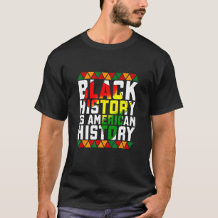 Camiseta História Negra Incrível É História Americana Me De