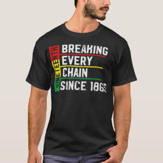 Camiseta História Negra Independência da Celebração da Déci