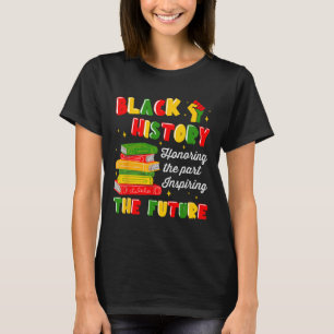 Camiseta História Negra Inspirando o Futuro Melanina Améric