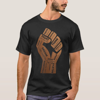 Camiseta História Negra Inspirando Pico de Energia dos Líde