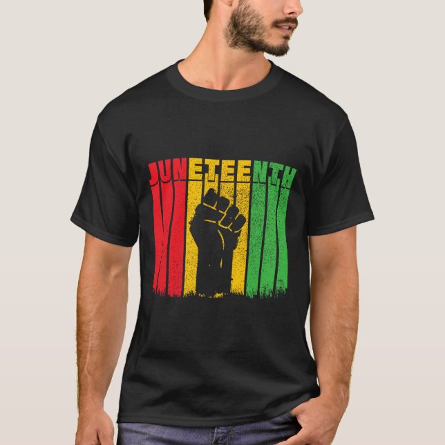 Camiseta História Negra Liberdade Africana Afro-Americana (Frente)