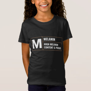 Camiseta História Negra Melanina Orgulho Africano Orgulho O