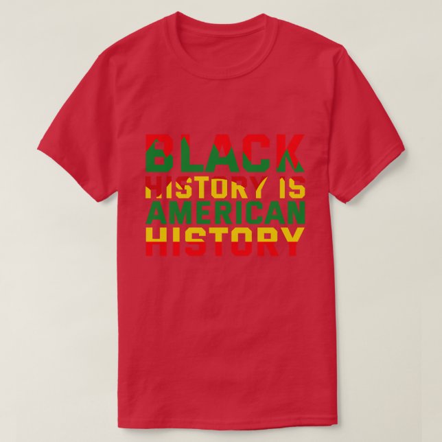 Camiseta História negra mês 10 (Frente do Design)
