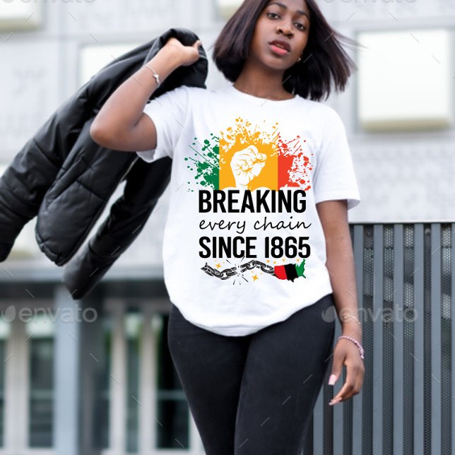 Camiseta História Negra Mês 1865 (Criador carregado)