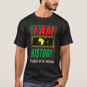 Camiseta História Negra Mês 2022 História Afro-Americana