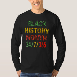 Camiseta História Negra Mês 2022 História Negra 365 Melanin