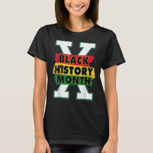 Camiseta História Negra Mês 2023 História Afro-Americana