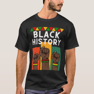 Camiseta História Negra Mês 2025 Afro-Americano Para O Home