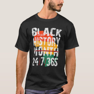 Camiseta História Negra Mês 247365 África para Homens Mulhe