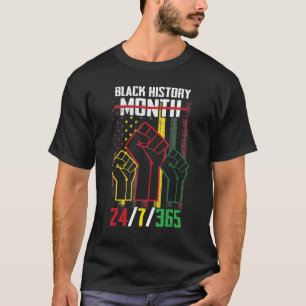 Camiseta História Negra Mês 247365 Afro-Americano