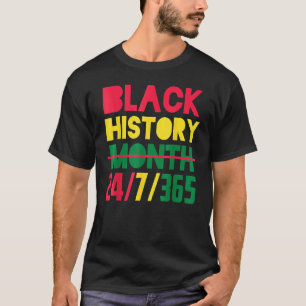 Camiseta História Negra Mês 247365 Mulheres Americanas 1