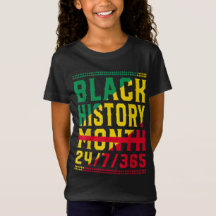 Camiseta História Negra Mês 247365 Orgulho Africano Melanin