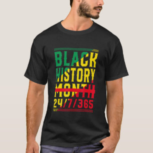 Camiseta História Negra Mês 247365 Orgulho Afro-Americano