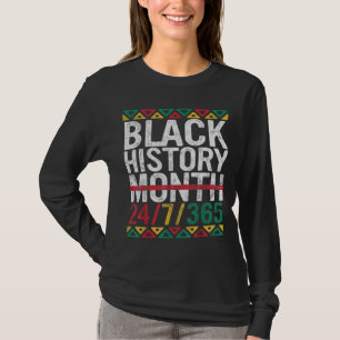 Camiseta História Negra Mês 247365 Orgulho do Orgulho do Or