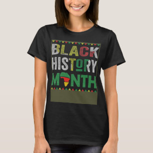 Camiseta História Negra Mês 365 Patriótico Afro Especial