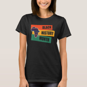 Camiseta História Negra Mês África 2022 Para Homens Mulhere