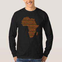 História Negra Mês África Mapa De Roupa Kente Para