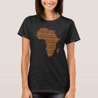 História Negra Mês África Mapa De Roupa Kente Para