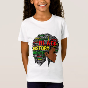Camiseta História Negra Mês Africano Citando Mulheres Gi