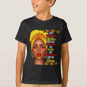 Camiseta História Negra Mês Afro Mulheres Negras Meninas Eu