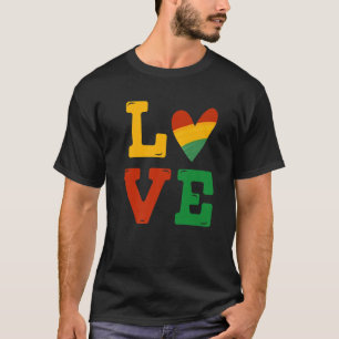 Camiseta História Negra Mês Amar África Mulheres African
