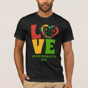 Camiseta História Negra Mês Amor 1865 Juntede