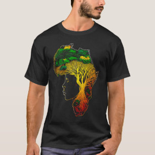 Camiseta História negra mês Ancestrais Afro-Americanos