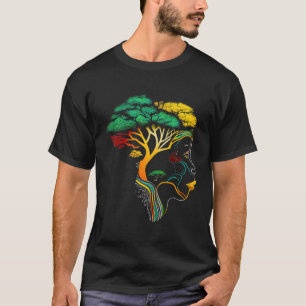 Camiseta História Negra mês Antecedentes Afro-Americanos