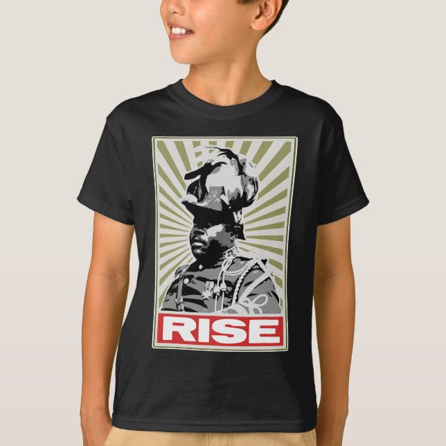 Camiseta História Negra Mês - Aumento Afrocêntrico (Frente)