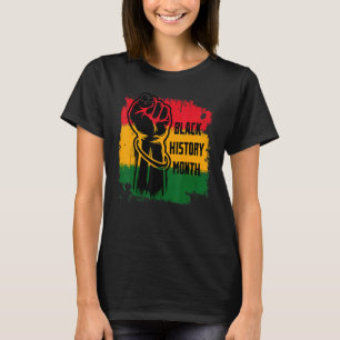 Camiseta História Negra Mês BHM Africano para Homens Mulher