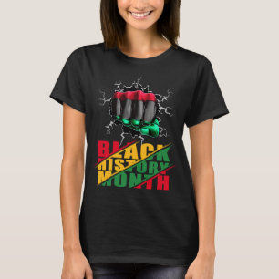 Camiseta História Negra Mês BHM Pano de Orgulho Negro