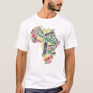 Camiseta História Negra Mês de Arte Contínua Africana