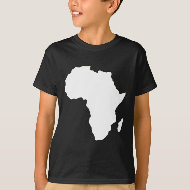 Camiseta História Negra Mês Décimo Junho África Sutil (Frente)