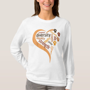 Camiseta História Negra Mês Diversidade Racial Igualdade Ju