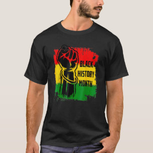 Camiseta História Negra Mês do Orgulho Africano Mulheres e 