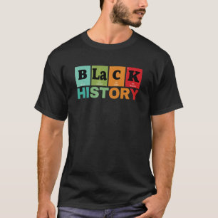 Camiseta História Negra Mês do Orgulho Americano Africano M
