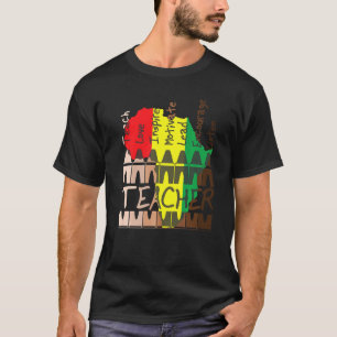 Camiseta História Negra Mês do Orgulho de Professores Melan
